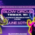 The circus event flier