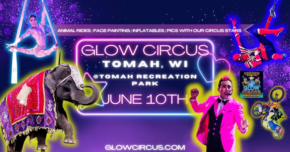 The circus event flier