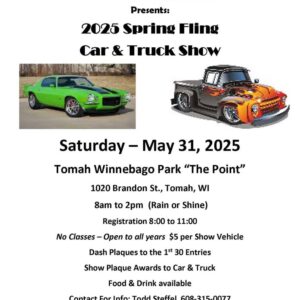 Spring Fling Car and Truck Show event flier