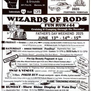 Wizards Fun Run event flier