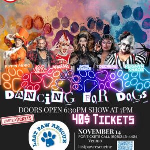 Dancing for Dogs event flier