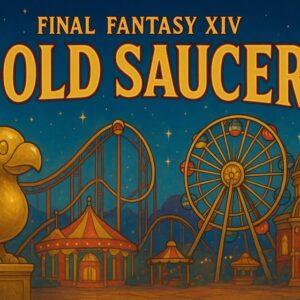 gold saucer event flier