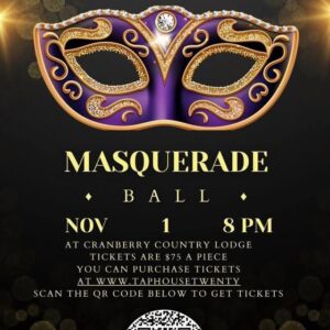 masquerade Ball event flier
