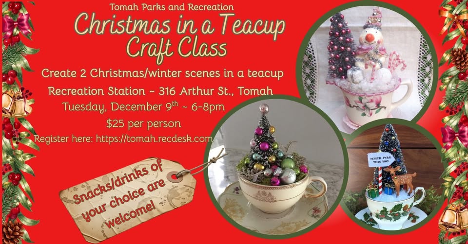 Craft Class event fliler