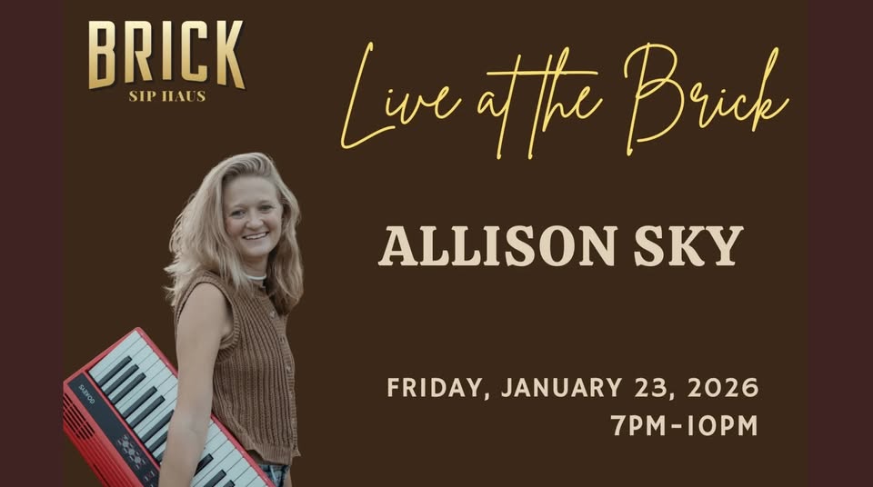 live music with Allison Sky event flier