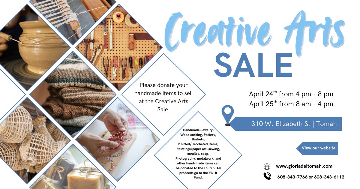 A poster showing different forms of how art is made.