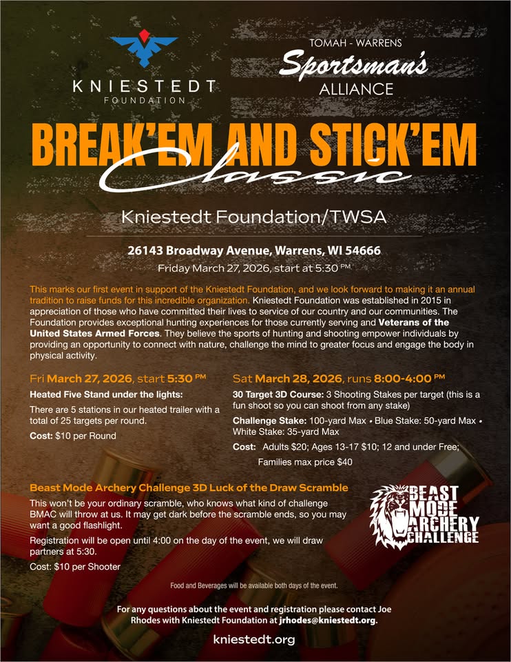 A poster with event information on it in different colors.