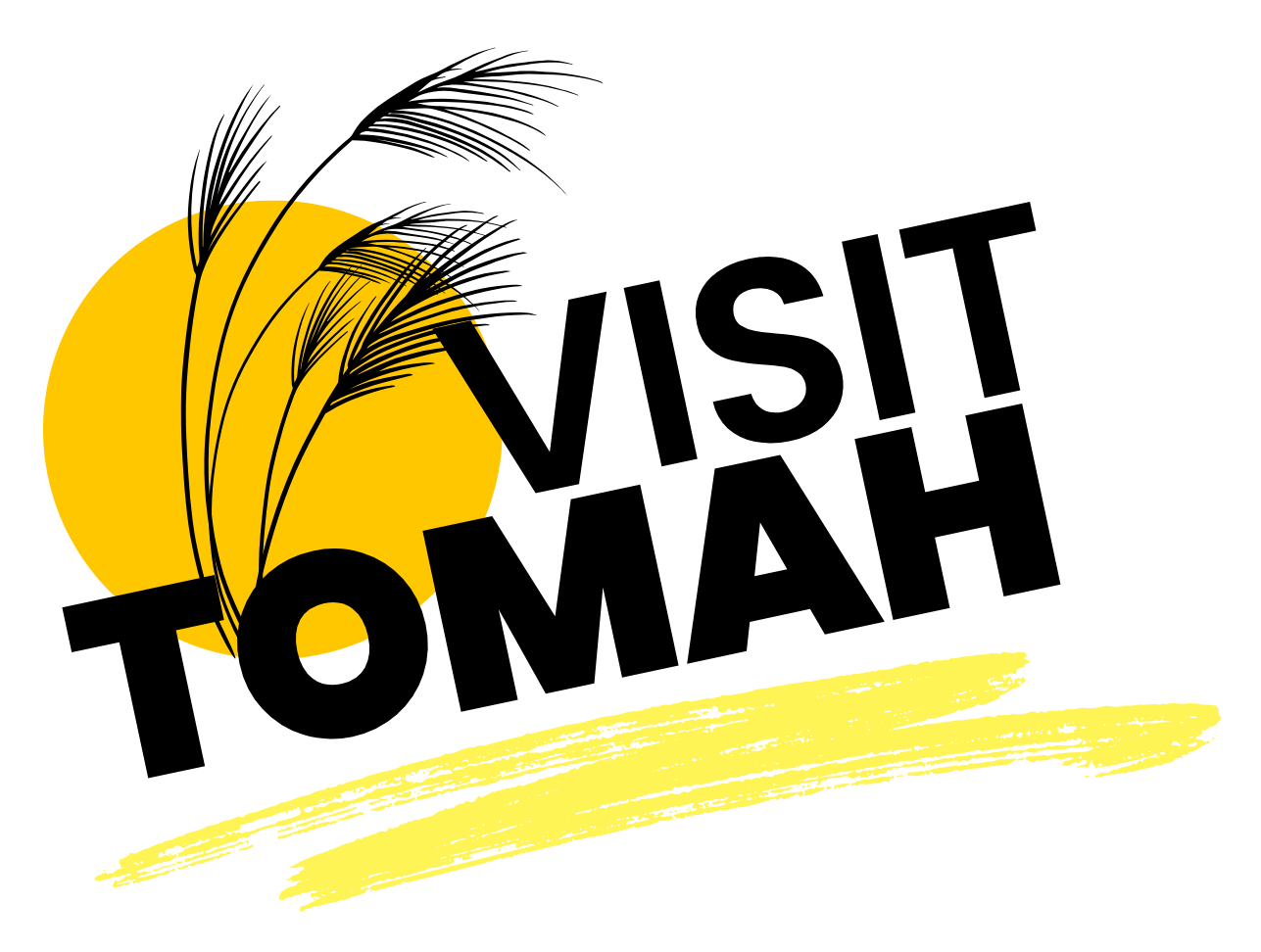Visit Tomah logo with black lettering