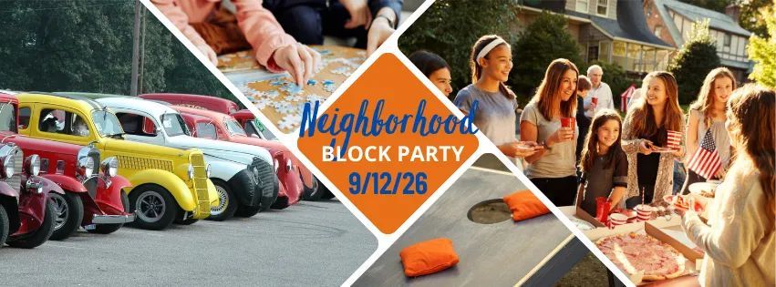 A poster with the name of the event on it and it also shows a pictures of different things that people can do at the event.