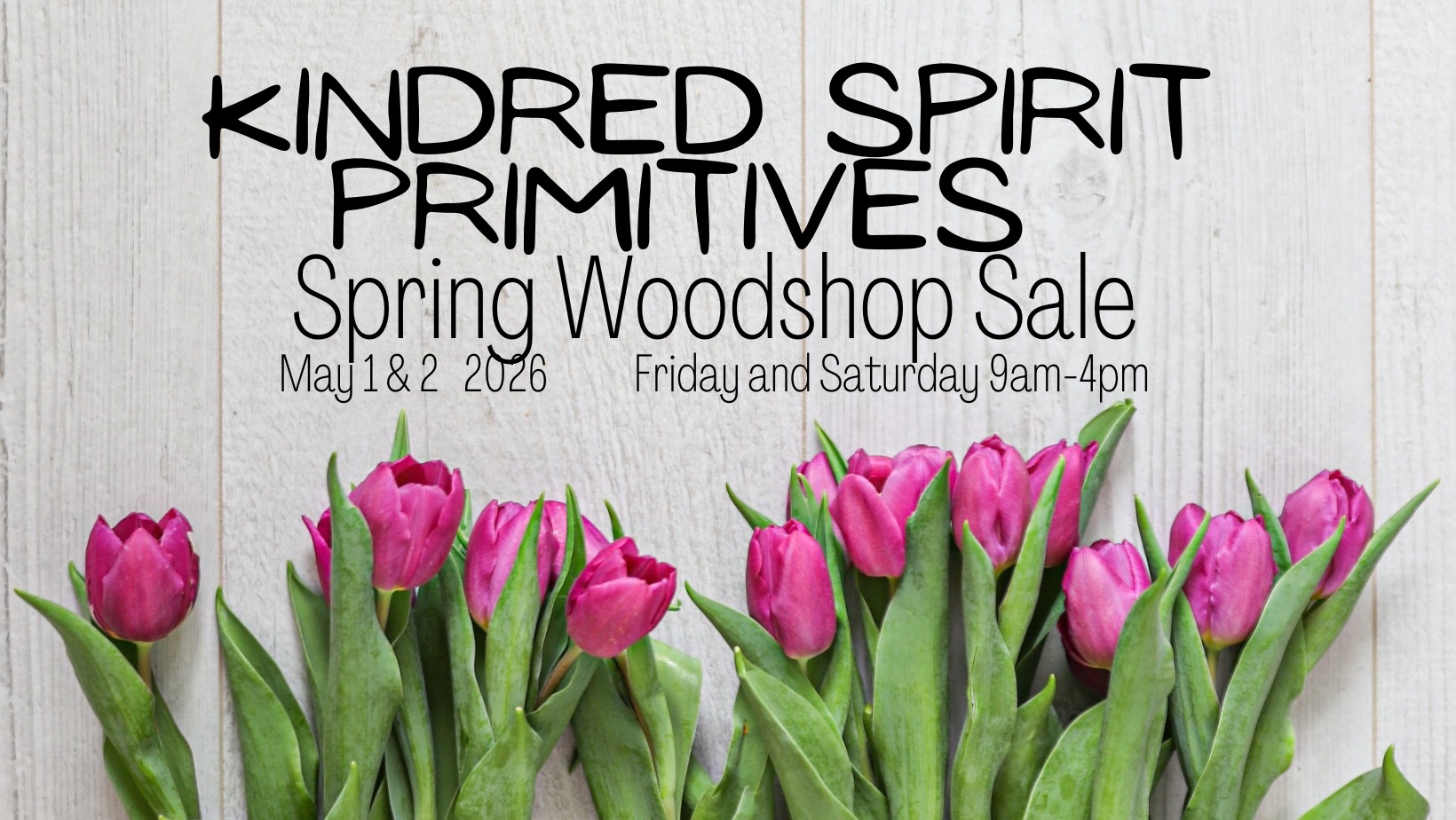 A poster with the event information on it and flowers on it.