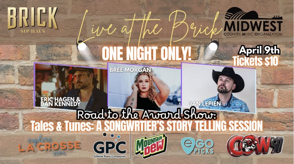 A poster showing the different artiest who will be preforming.