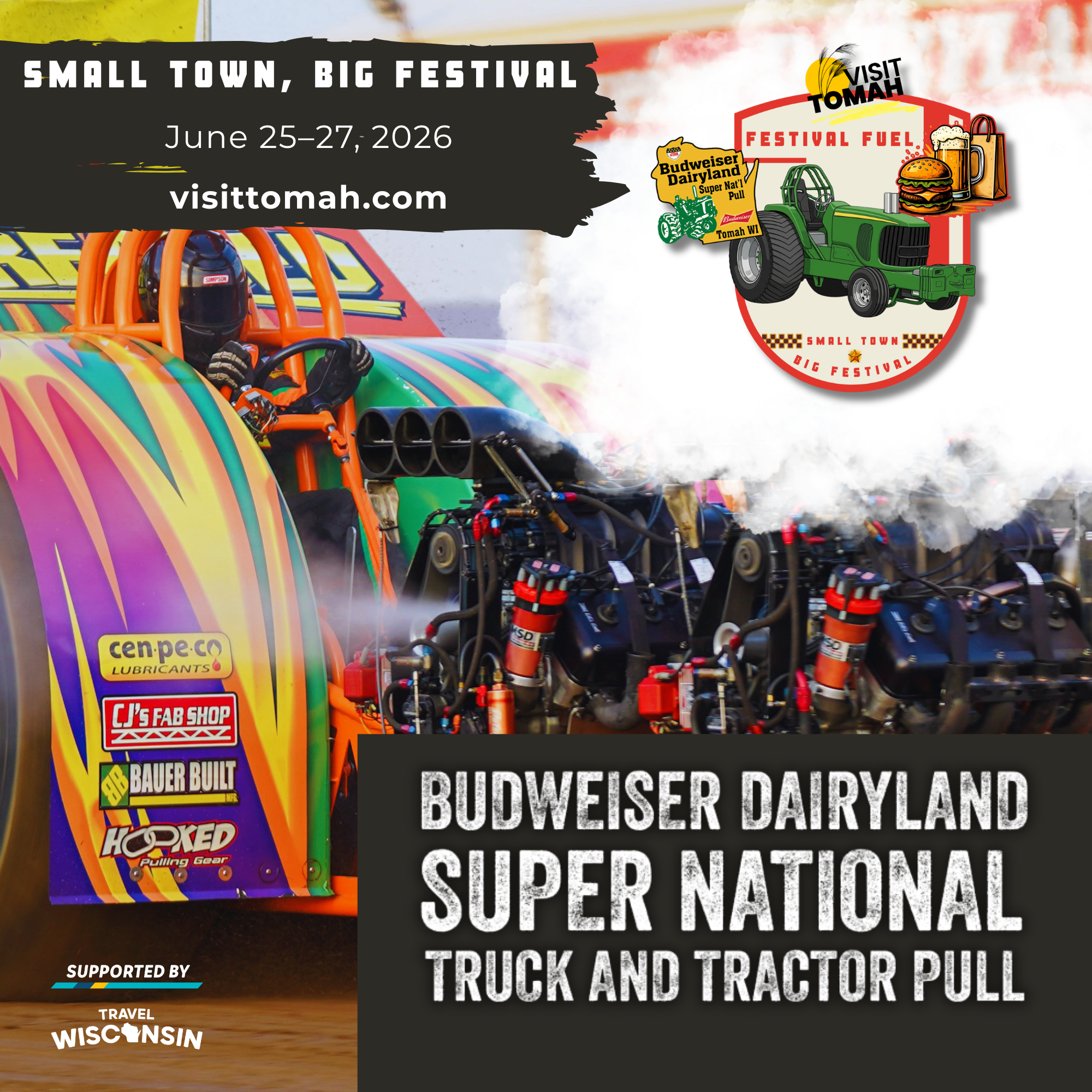 Budweiser Dairyland Super National Truck and Tractor Pull Budweiser Dairyland Super National Truck and Tractor Pull