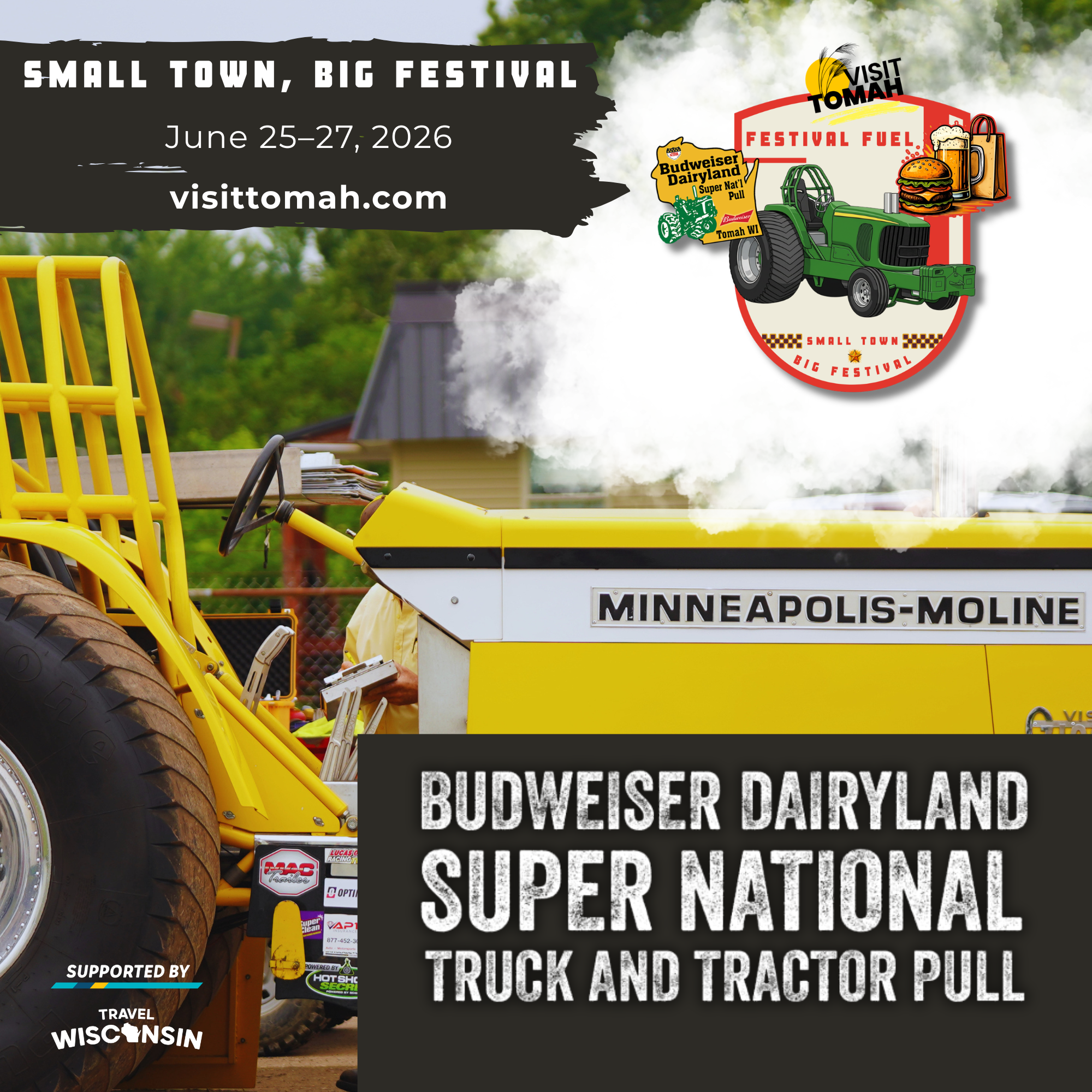 Budweiser Dairyland Super National Truck and Tractor Pull