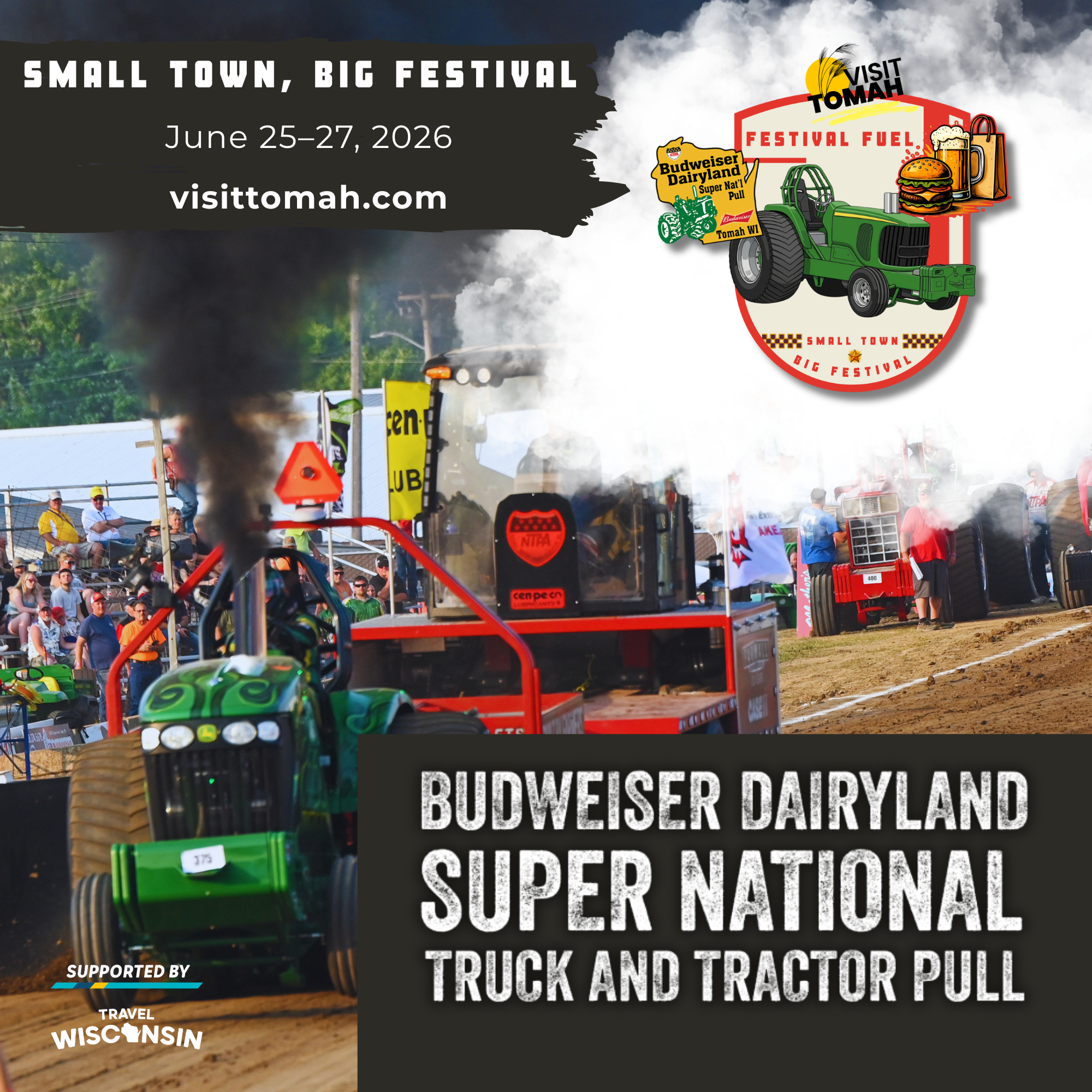 Budweiser Dairyland Super National Truck and Tractor Pull