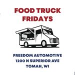 A photo of a drawn food truck.
