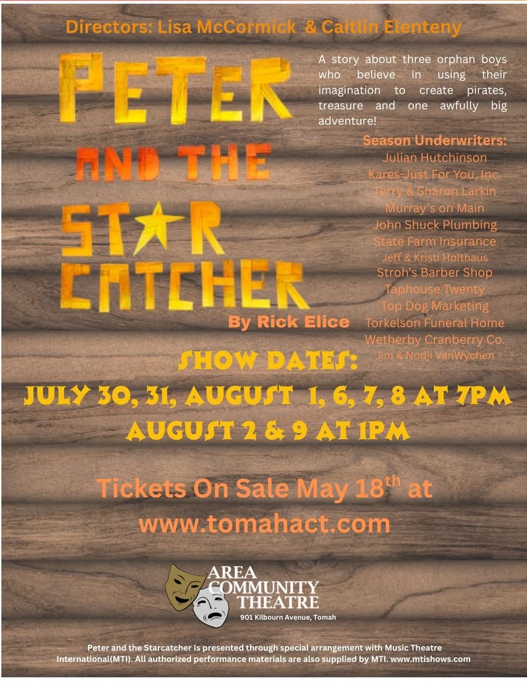 A poster with the event information on it.