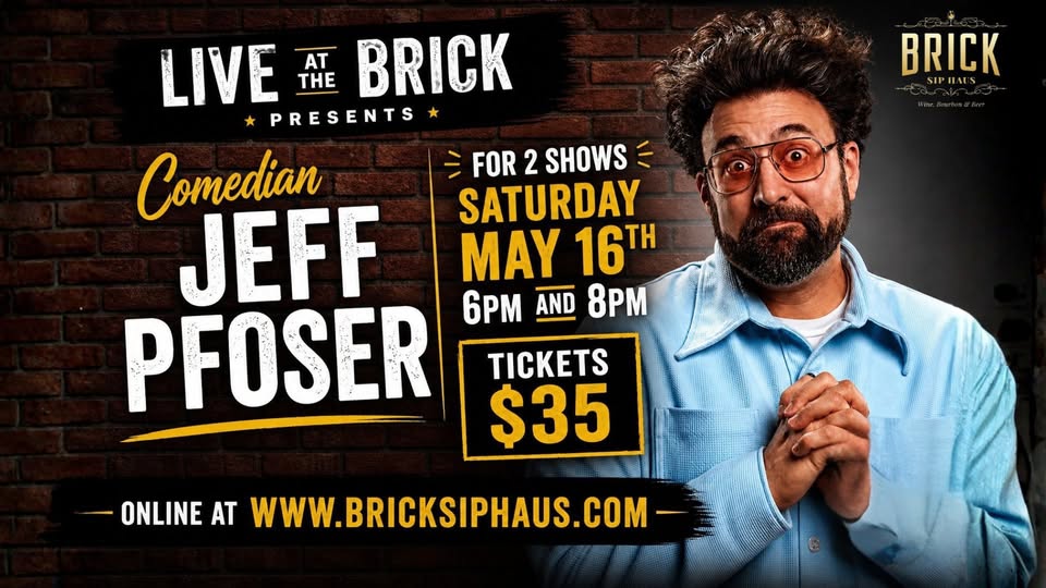 A photo of Comedian Jeff Pfoser.