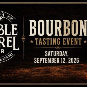 bourbon tasting event flier