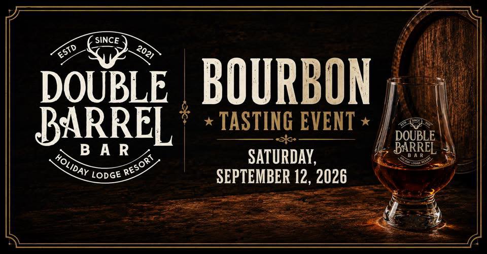 bourbon tasting event flier