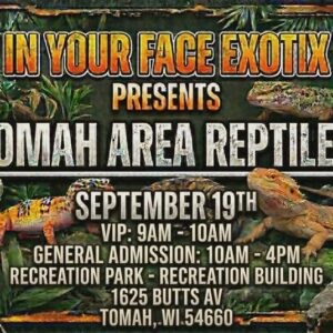Reptile Show event flier
