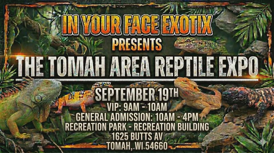 Reptile Show event flier