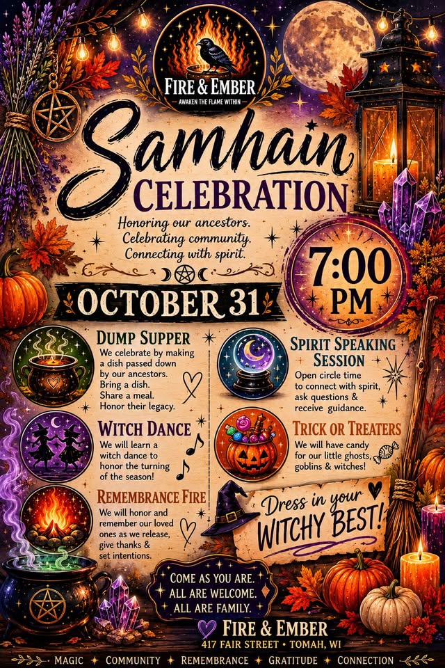 Samhain Celebration event flier