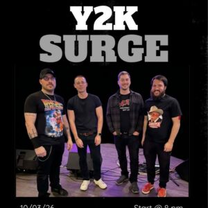 the members of the band Y2K Surge