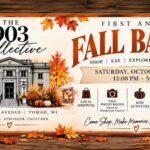 fall bazaar event flier