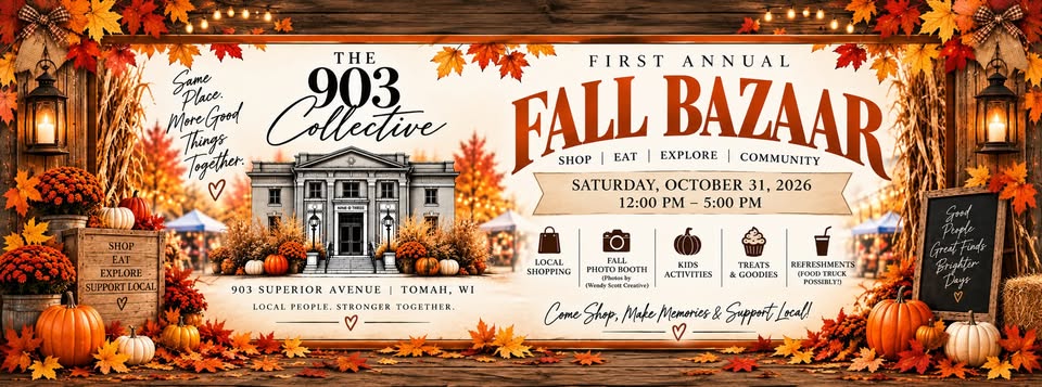 fall bazaar event flier
